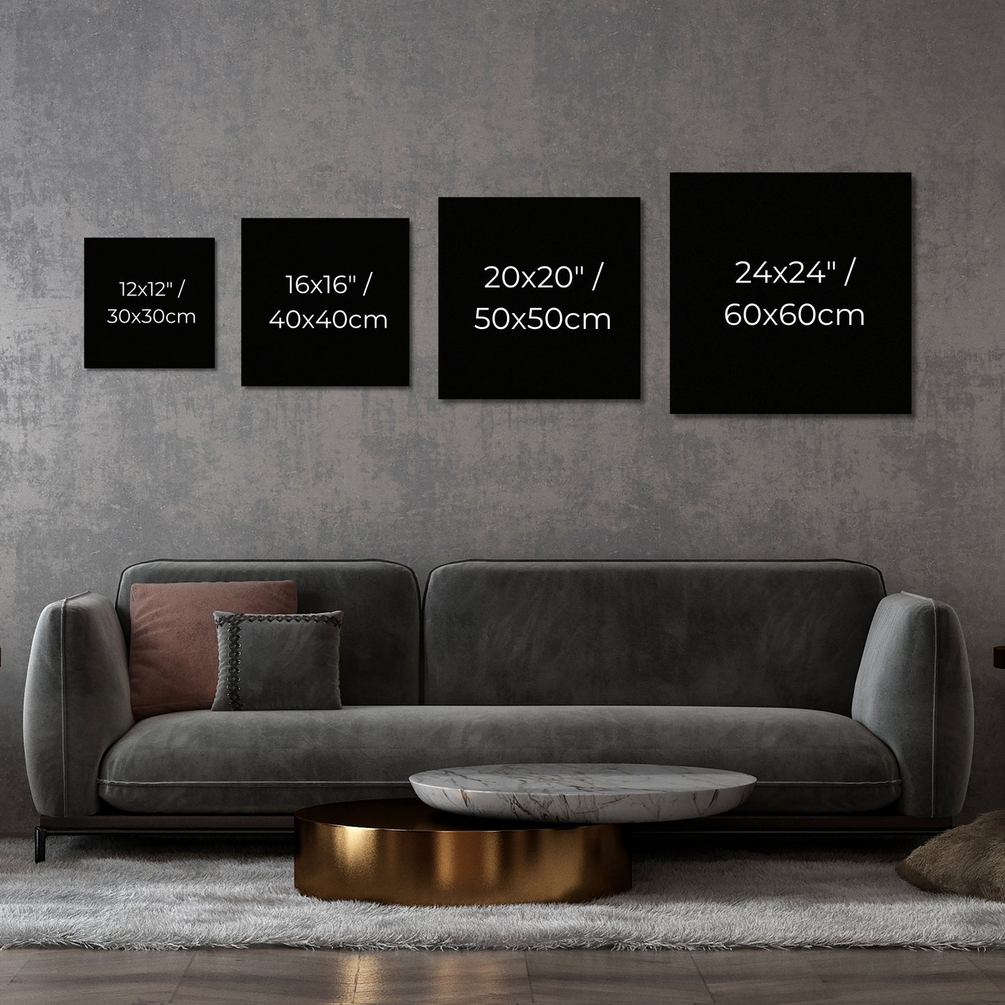Reflections of Light – Abstract Skyline Framed Art