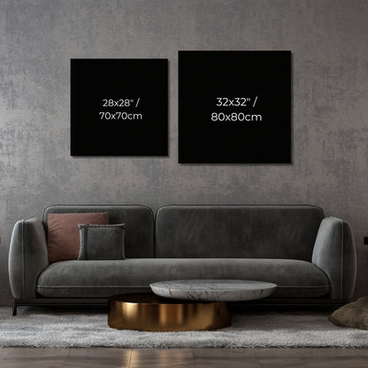 Reflections of Light – Abstract Skyline Framed Art